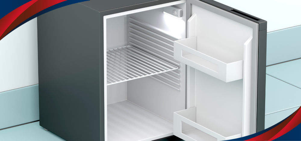 An open bar refrigerator in the Philippines from Western Appliances