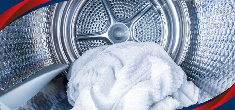 A piece of clothing inside a tumble dryer in the Philippines