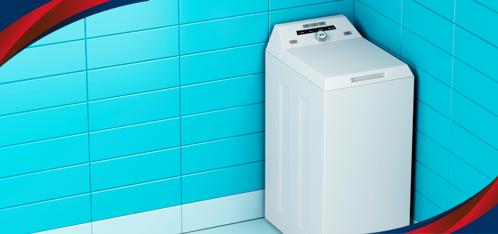 A top-load spin dryer in a washroom in the Philippines