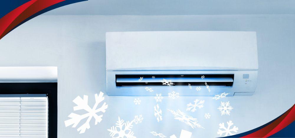 An air conditioning unit from Mitsubishi’s appliances catalog in the Philippines.
